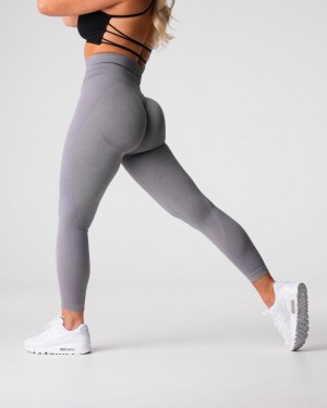 NVGTN Contour 2.0 Seamless Leggings Dam Grå | SE048CT