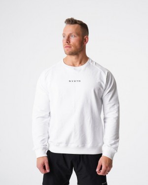 NVGTN Crew Neck Tröjor Herr Vita | SE158WN