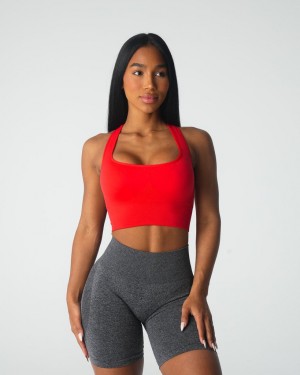 NVGTN Ignite Seamless Sport Bh Dam Mörkröda | SE580IL