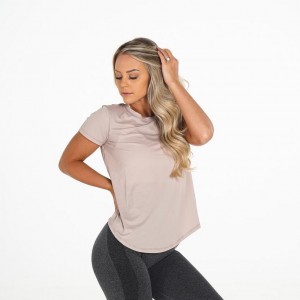 NVGTN Lavish Tee Blast Dam Beige | SE694KO