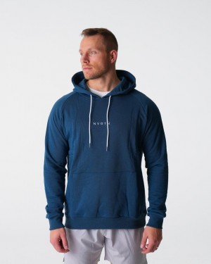 NVGTN Lounge Hoodie Herr Marinblå | SE652WN