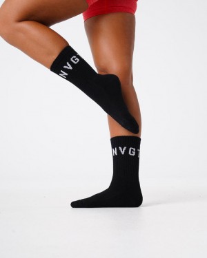 NVGTN NVGTN Crew Socks Tillbehör Herr Svarta | SE834WN