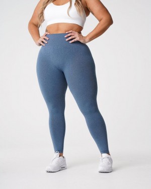 NVGTN NV Seamless Leggings Dam Blå | SE361VR