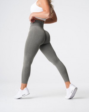 NVGTN NV Seamless Leggings Dam Khaki Gröna | SE050BE