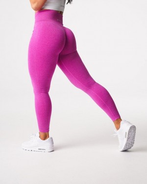 NVGTN NV Seamless Leggings Dam Lila | SE751VR