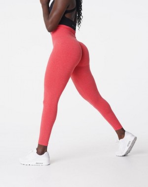 NVGTN NV Seamless Leggings Dam Röda | SE206BE