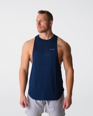NVGTN Pulse Edge Tank Blast Herr Marinblå | SE457GS