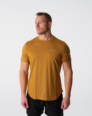 NVGTN Pulse Fitted Tee T-shirt Herr Bruna | SE665GS