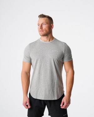 NVGTN Pulse Fitted Tee T-shirt Herr Grå | SE717GS