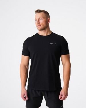 NVGTN Pulse Fitted Tee T-shirt Herr Svarta | SE769GS