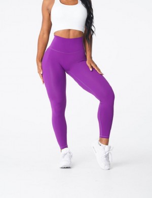 NVGTN Signature 2.0 Leggings Dam Lila | SE830BE