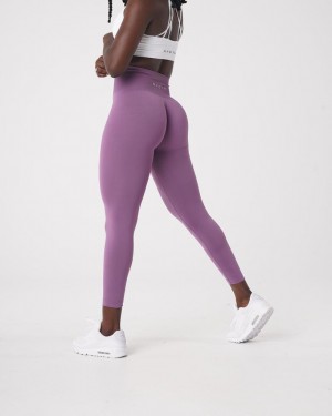 NVGTN Solid Seamless Leggings Dam Lila | SE441NW