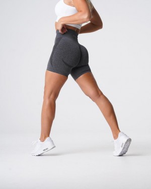 NVGTN Speckled Contour Seamless Shorts Dam Svarta | SE021XY